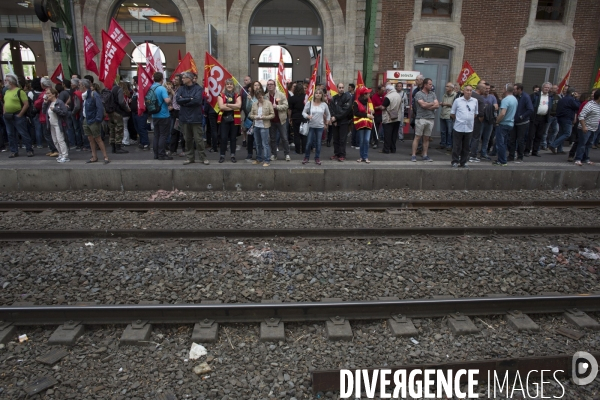 Blocage TGV Perpignan