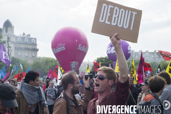 Manifestation contre la loi travail El Khomri - Paris, 26 mai 2016