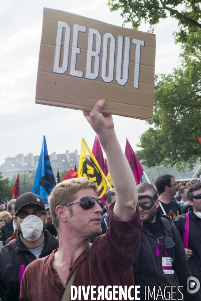 Manifestation contre la loi travail El Khomri - Paris, 26 mai 2016