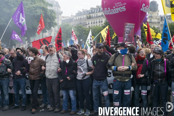 Manifestation contre la loi travail El Khomri - Paris, 26 mai 2016