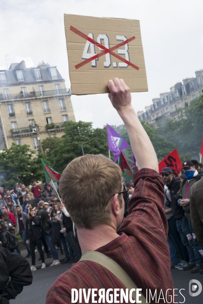 Manifestation contre la loi travail El Khomri - Paris, 26 mai 2016