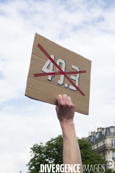 Manifestation contre la loi travail El Khomri - Paris, 26 mai 2016