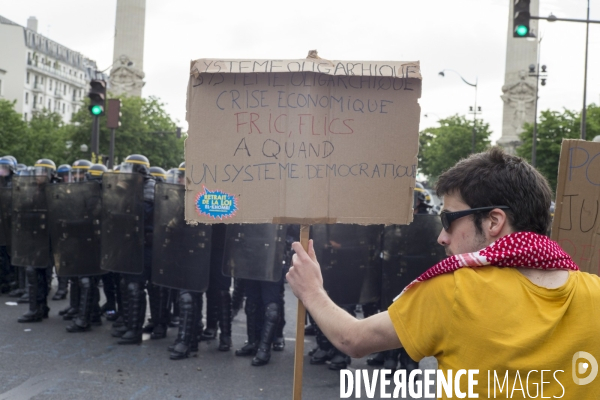 Manifestation contre la loi travail El Khomri - Paris, 26 mai 2016