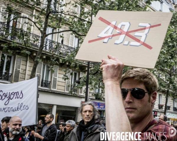 Manifestation contre la loi travail du 26 Mai, Paris