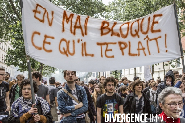 Manifestation contre la loi travail du 26 Mai, Paris