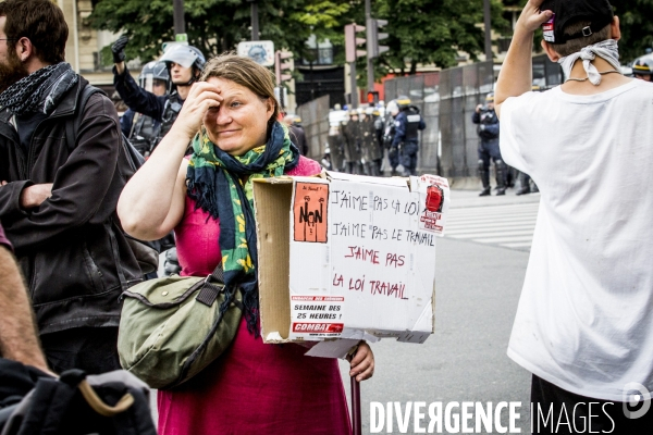 Manifestation contre la loi travail du 26 Mai, Paris