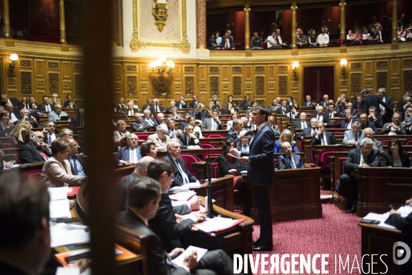 Questions au gouvernement au Senat.