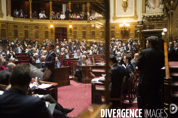 Questions au gouvernement au Senat.