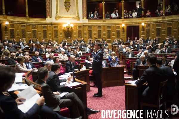 Questions au gouvernement au Senat.