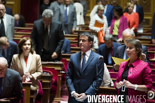 Questions au gouvernement au Senat.