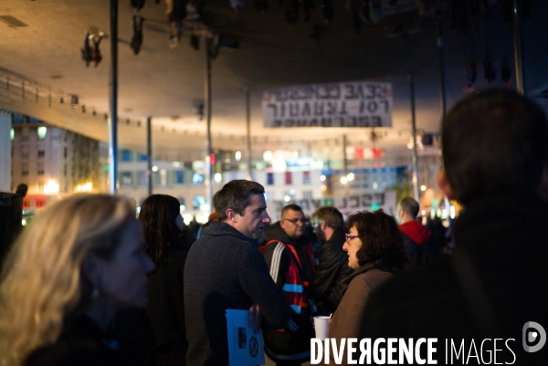 François Ruffin à une nuit debout