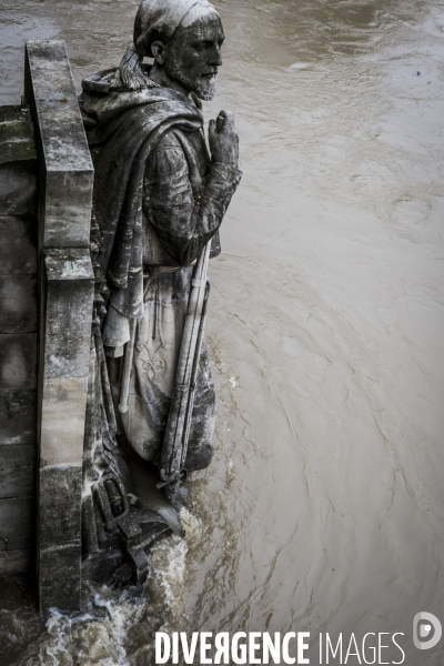 Paris, inondation sur les quais