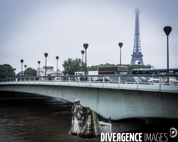 Paris, inondation sur les quais