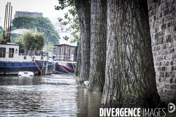 Paris, inondation sur les quais