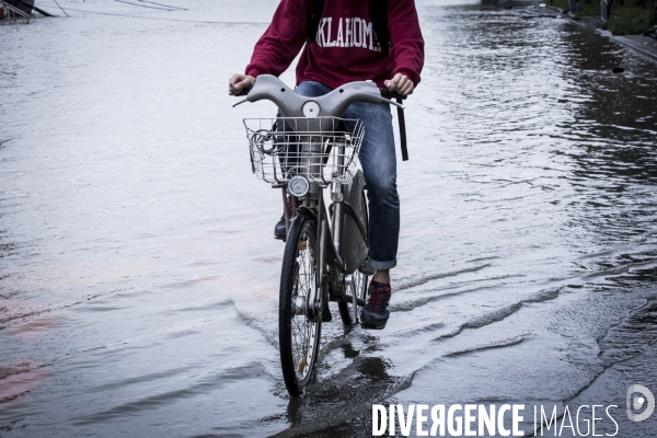 Paris, inondation sur les quais