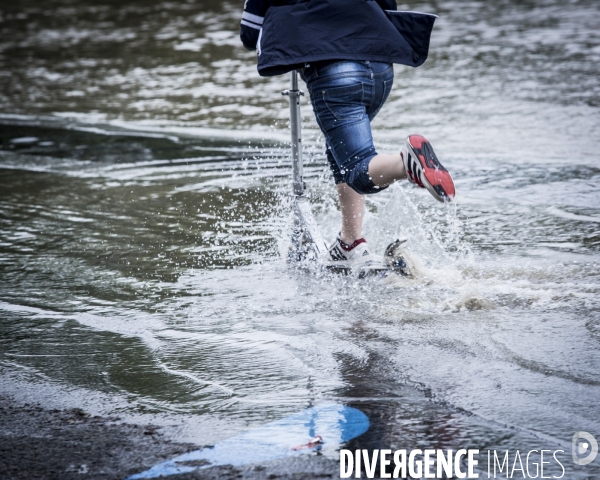 Paris, inondation sur les quais