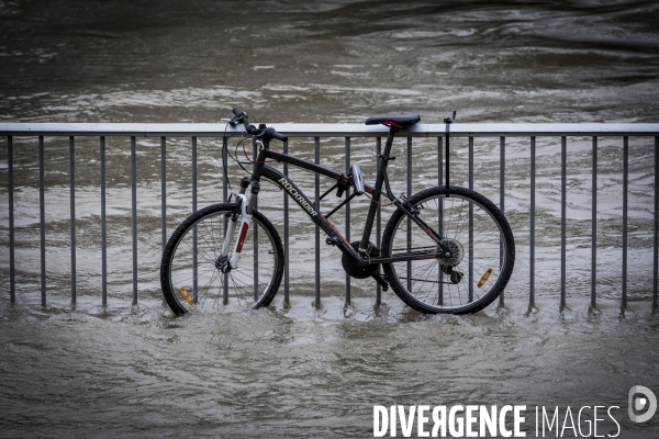 Paris, inondation sur les quais