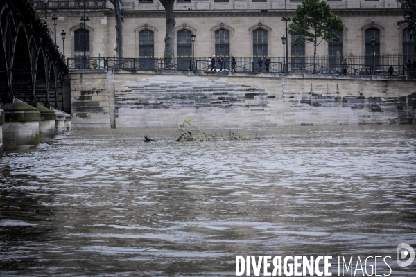 Paris, inondation sur les quais