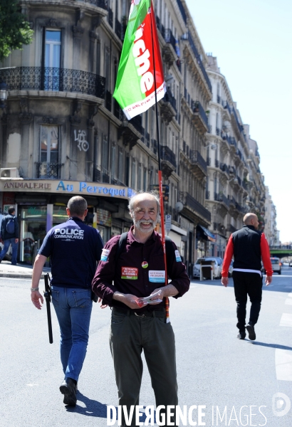 Manif intersyndicale a marseille