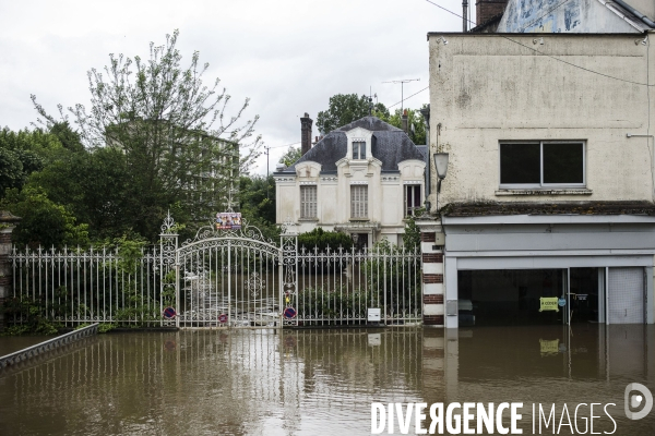 Montargis, Inondation.