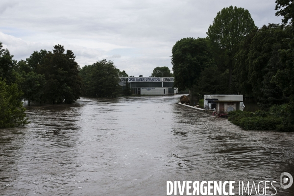 Montargis, Inondation.