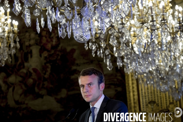 Emmanuel Macron à Lyon
