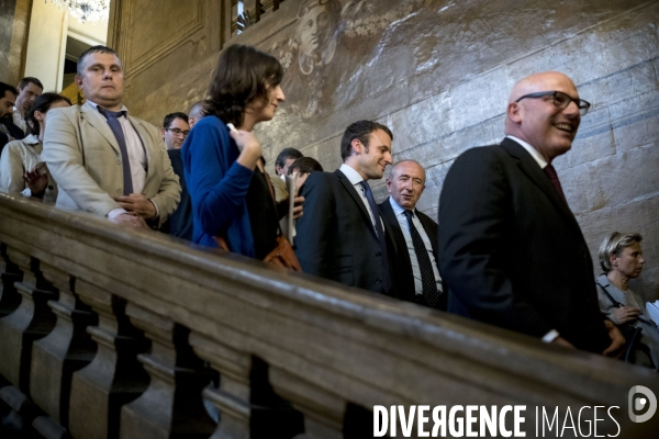 Emmanuel Macron à Lyon