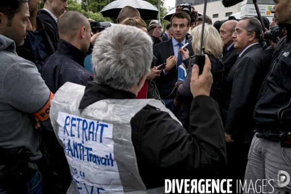 Emmanuel Macron à Lyon