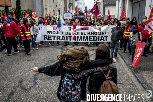 Manifestation contre la loi travail