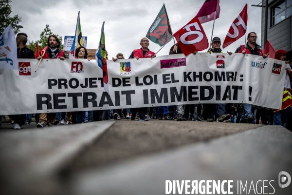 Manifestation contre la loi travail