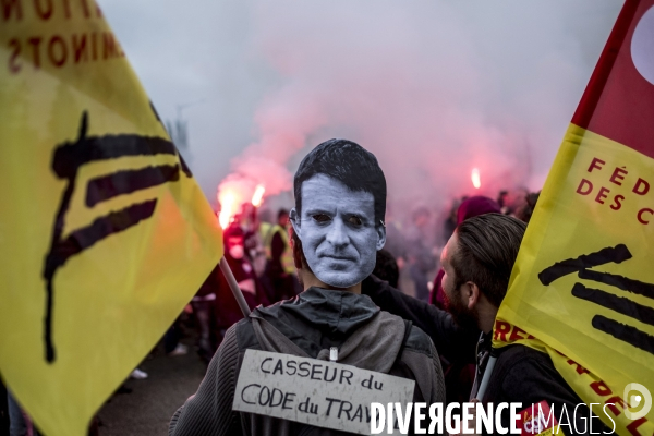 Manifestation contre la loi travail