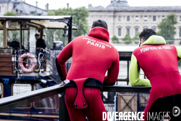 Paris, la Seine en crue