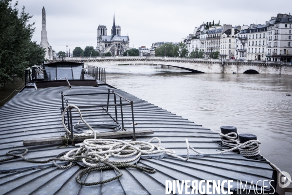 Paris, la Seine en crue