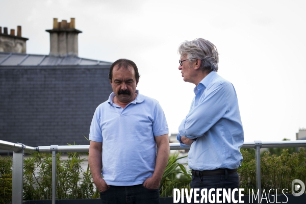 Jean-Claude Mailly et Philippe Martinez, entretien.
