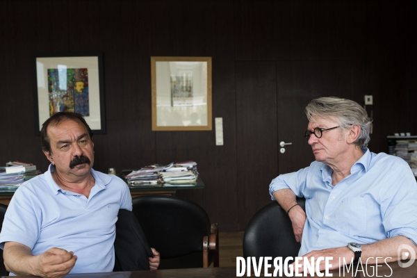 Jean-Claude Mailly et Philippe Martinez, entretien.