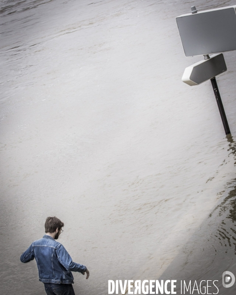 Paris, la Seine en crue