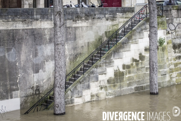 Paris, la Seine en crue