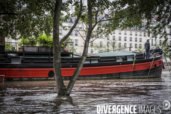 Paris, la Seine en crue