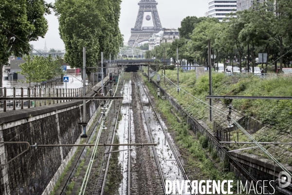 Paris, la Seine en crue