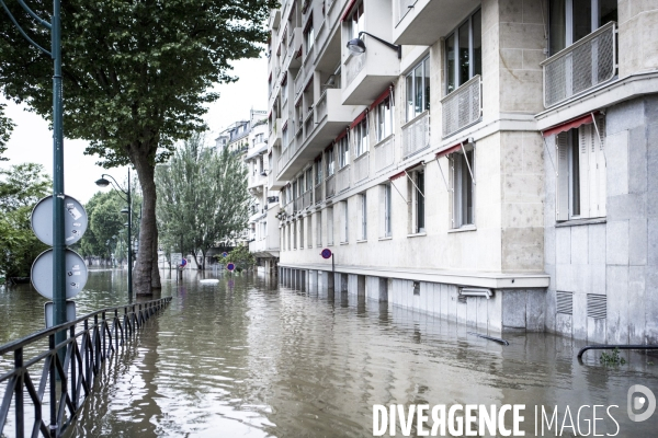 Paris, la Seine en crue