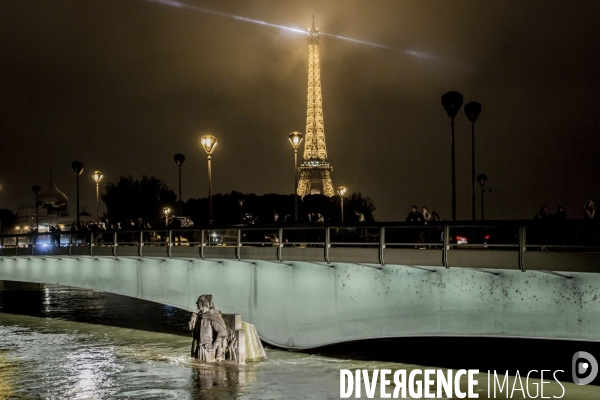 Paris, la Seine en crue