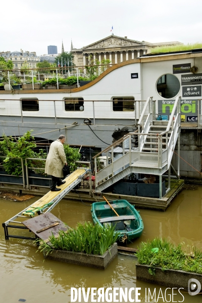 La crue de la Seine a Paris.