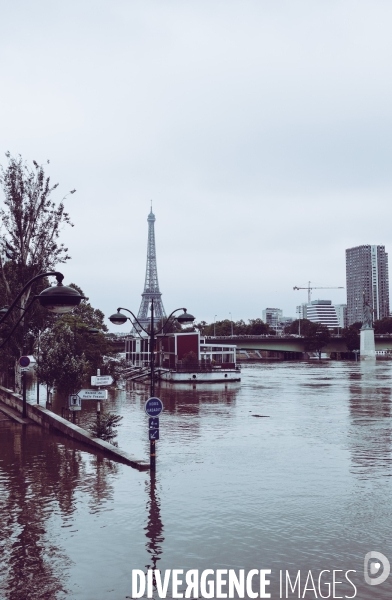 Crue de la Seine a Paris