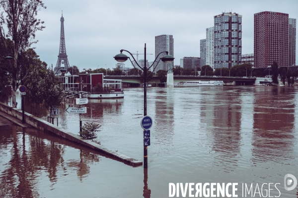 Crue de la Seine a Paris