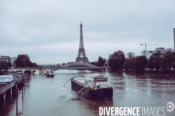 Crue de la Seine a Paris