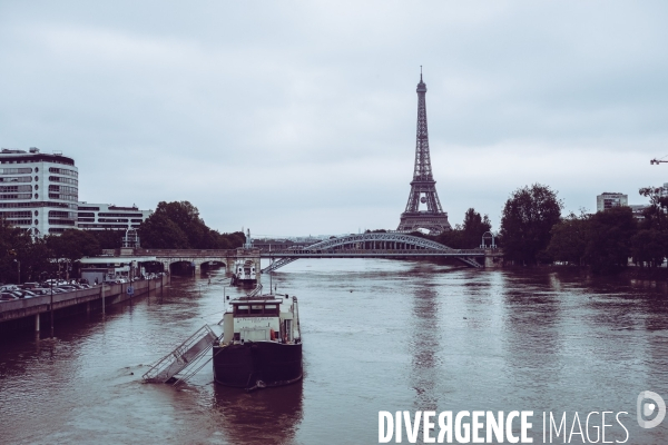 Crue de la Seine a Paris