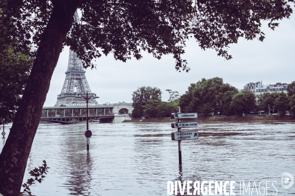 Crue de la Seine a Paris