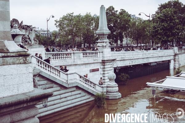 Crue de la Seine a Paris