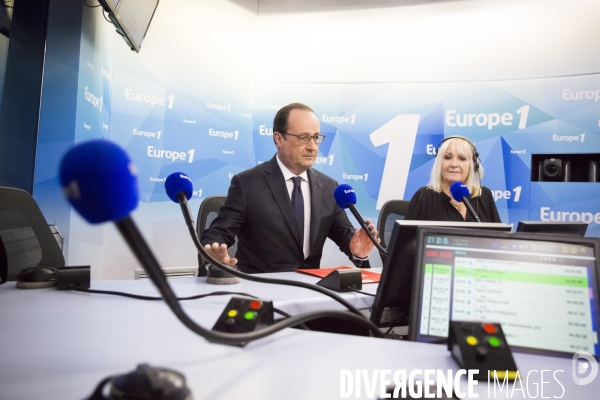 François Hollande invité sur Europe 1
