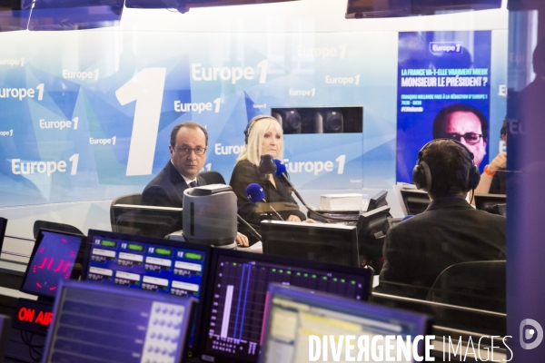 François Hollande invité sur Europe 1